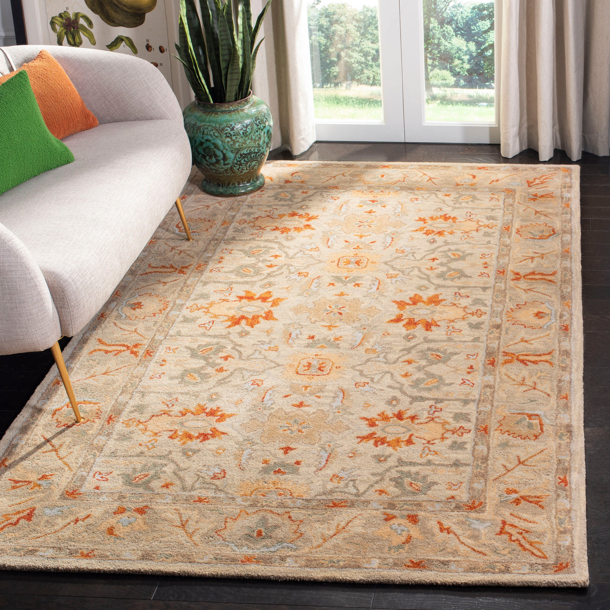 SAFAVIEH Handmade Antiquity Fenella Traditional Oriental Wool Rug