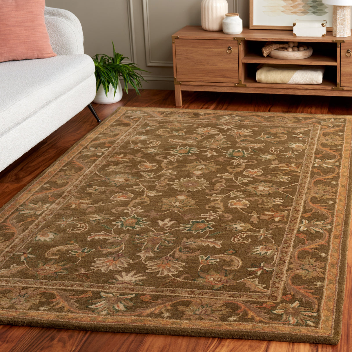 SAFAVIEH Handmade Antiquity Talvikki Traditional Oriental Wool Rug