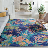 SAFAVIEH Handmade Aspen Aliisa Bohemian Floral Wool Rug