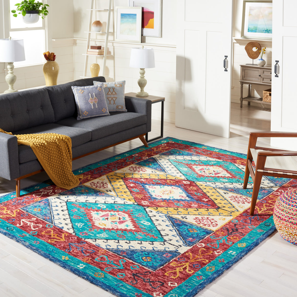 SAFAVIEH Handmade Aspen Arleta Boho Tribal Wool Rug