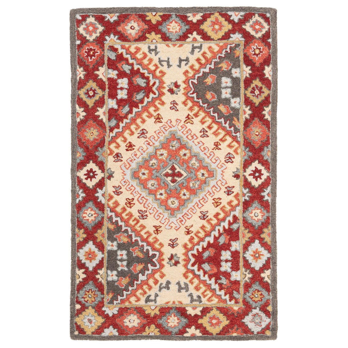 SAFAVIEH Handmade Aspen Evdokiya & Eclectic Tribal Wool Rug