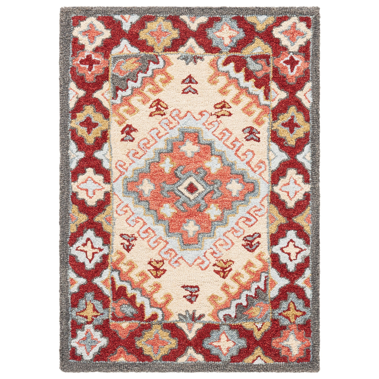 SAFAVIEH Handmade Aspen Evdokiya & Eclectic Tribal Wool Rug