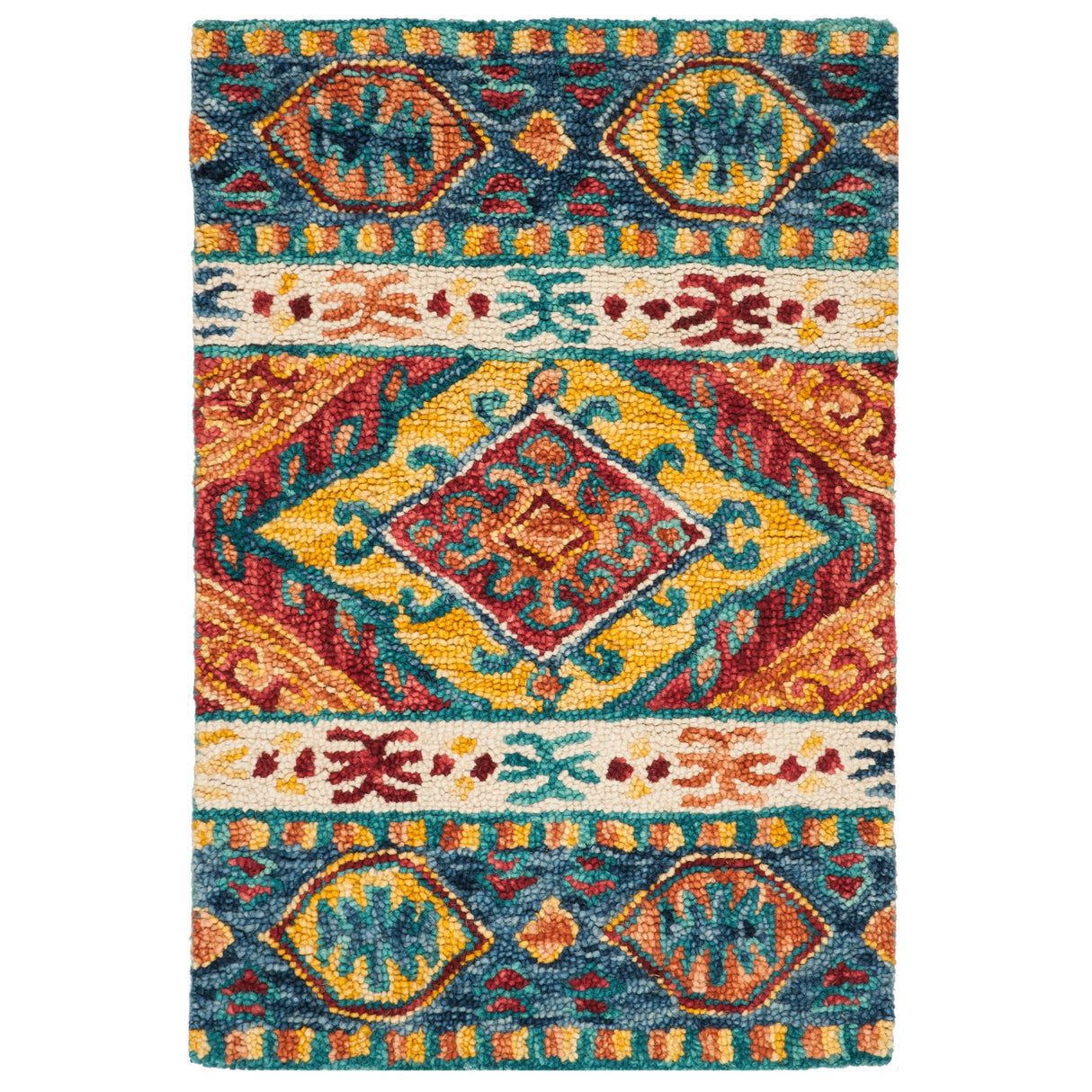 SAFAVIEH Handmade Aspen Geesche Boho Tribal Wool Rug