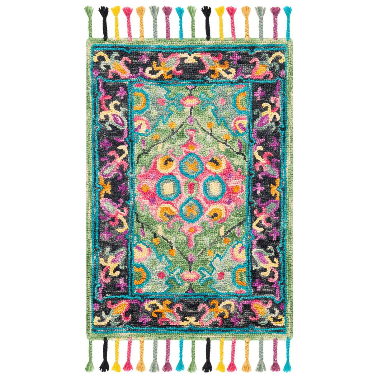 SAFAVIEH Handmade Aspen Gustl Boho Tassel Wool Rug