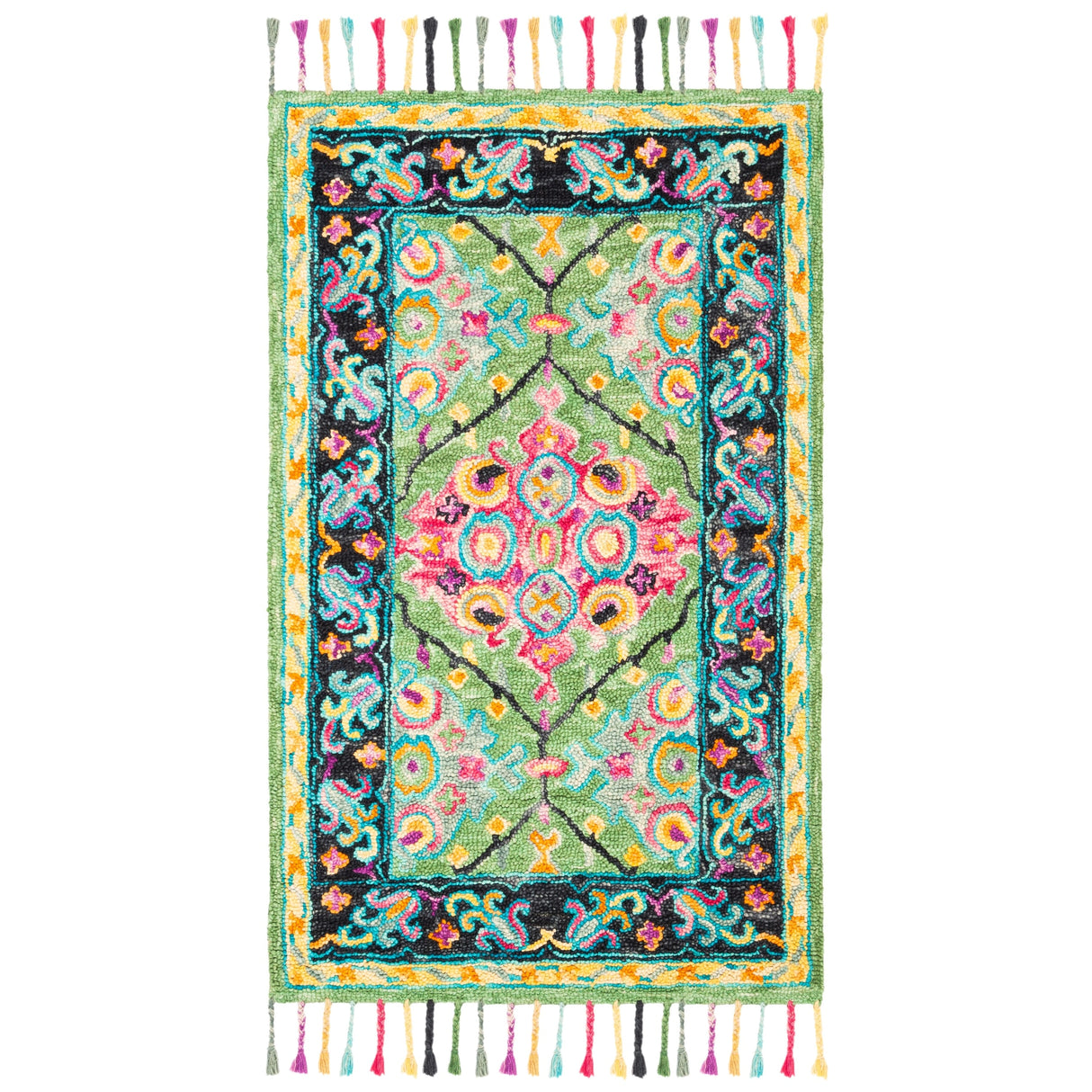 SAFAVIEH Handmade Aspen Gustl Boho Tassel Wool Rug