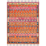 SAFAVIEH Handmade Aspen Hysnie Eclectic Orange/Fuchsia Wool Rug