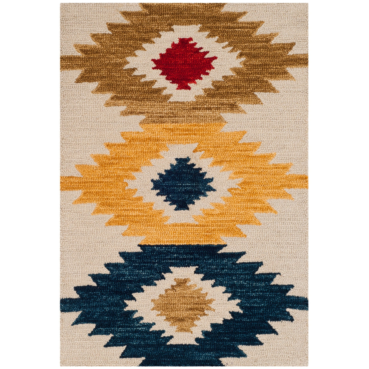 SAFAVIEH Handmade Aspen Ilijanka Boho Tribal Wool Rug