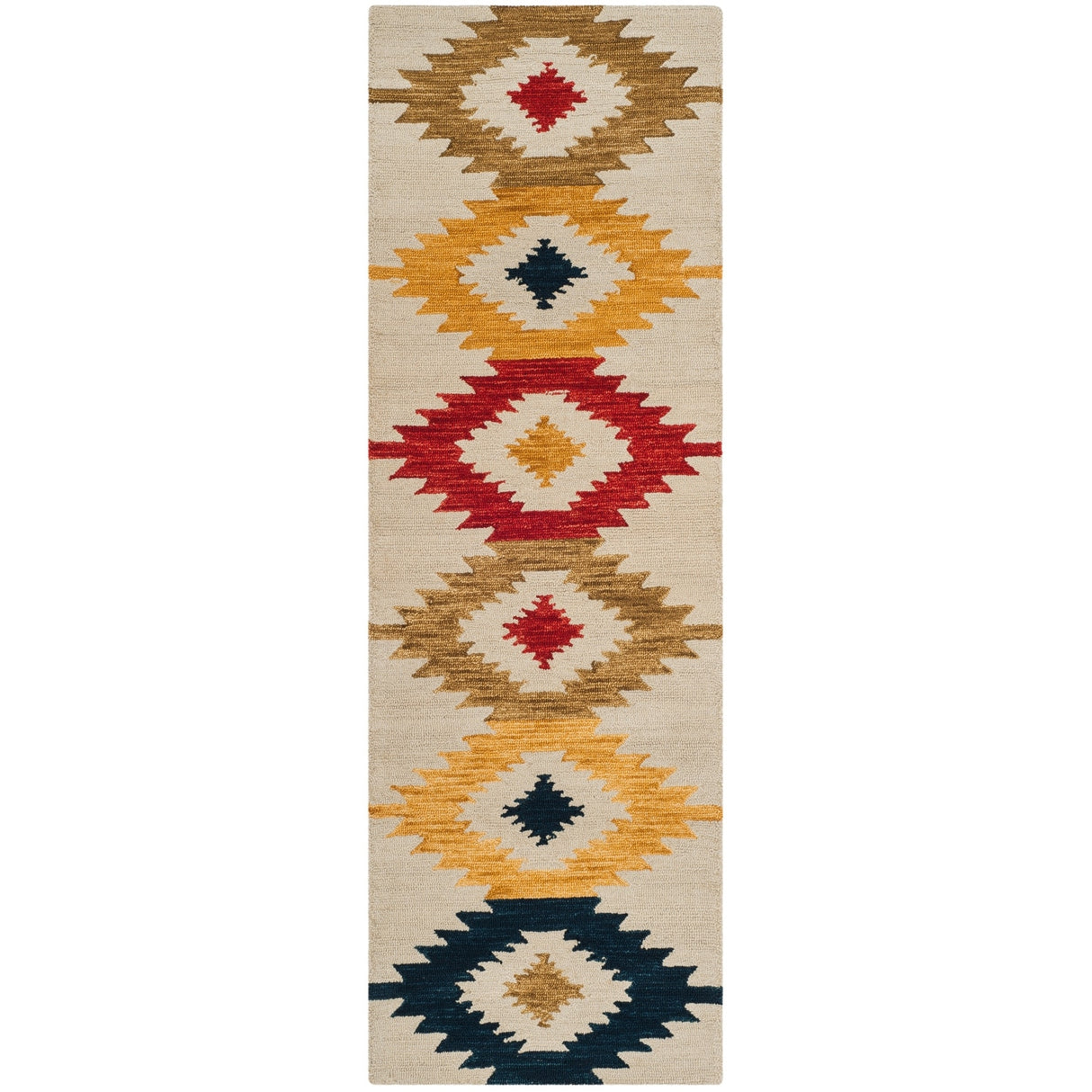 SAFAVIEH Handmade Aspen Ilijanka Boho Tribal Wool Rug