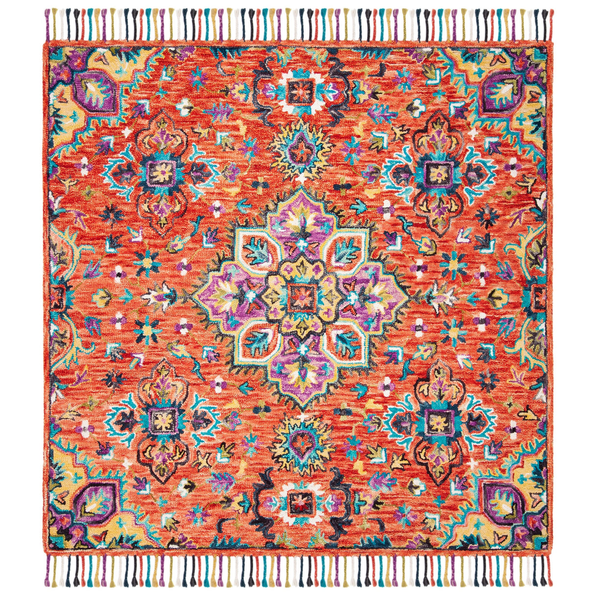 SAFAVIEH Handmade Aspen Irmingard Boho Tribal Wool Medallion Rug