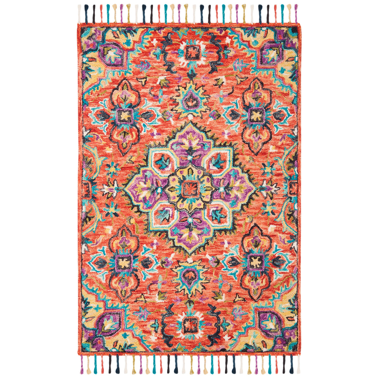 SAFAVIEH Handmade Aspen Irmingard Boho Tribal Wool Medallion Rug