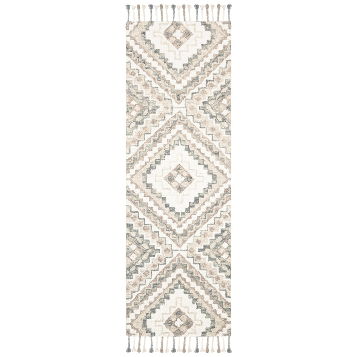 SAFAVIEH Handmade Aspen Ksenia Moroccan Boho Wool Tassel Rug