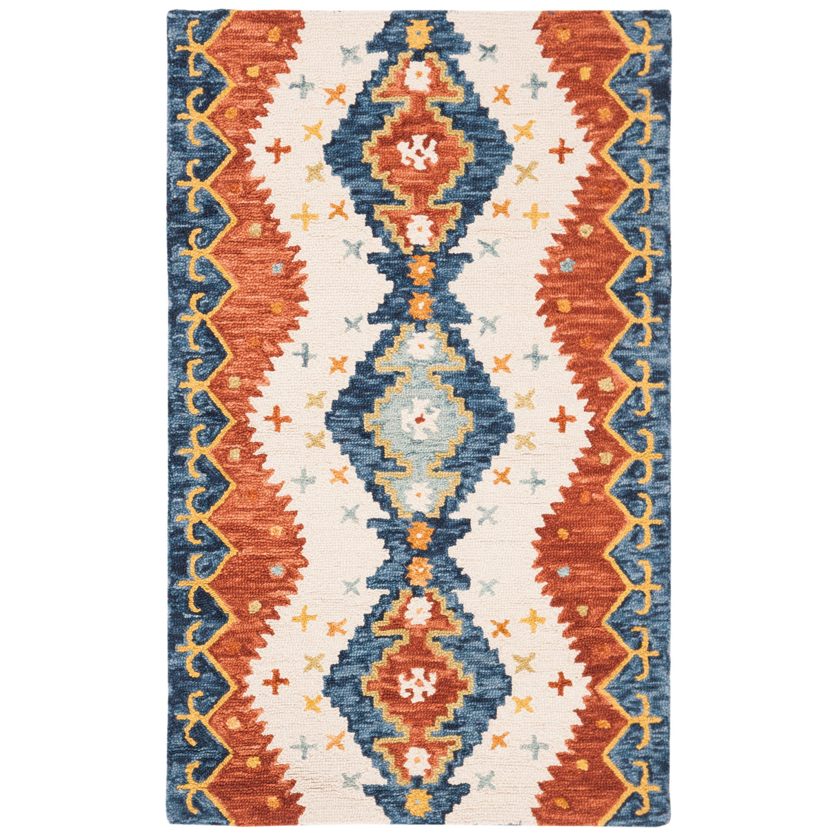 SAFAVIEH Handmade Aspen Melika & Eclectic Tribal Wool Rug