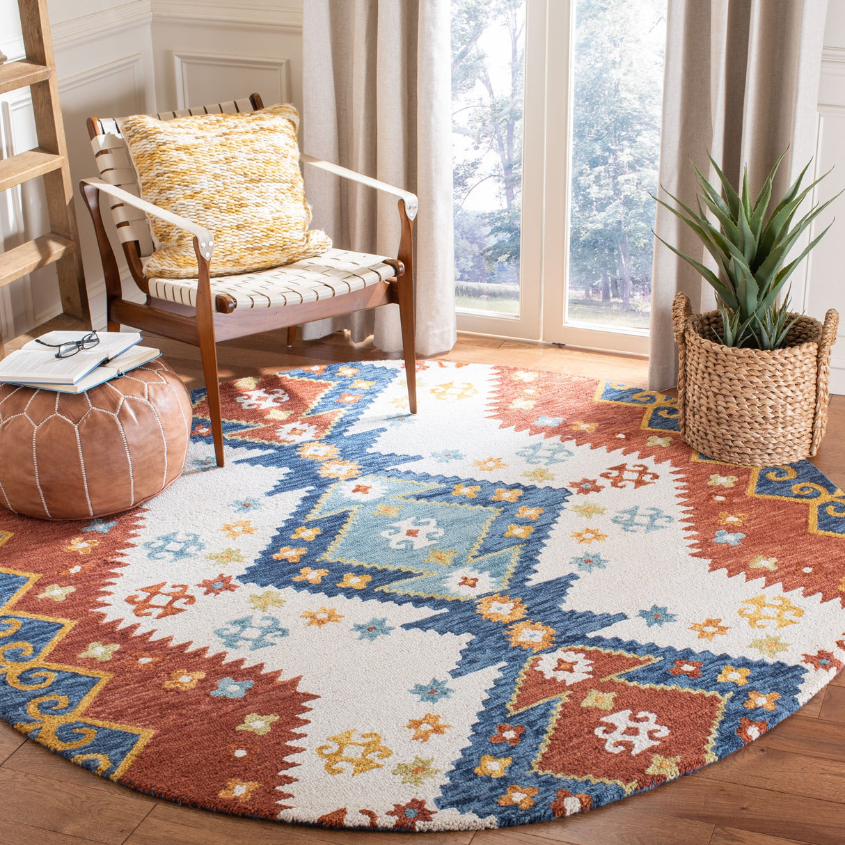 SAFAVIEH Handmade Aspen Melika & Eclectic Tribal Wool Rug