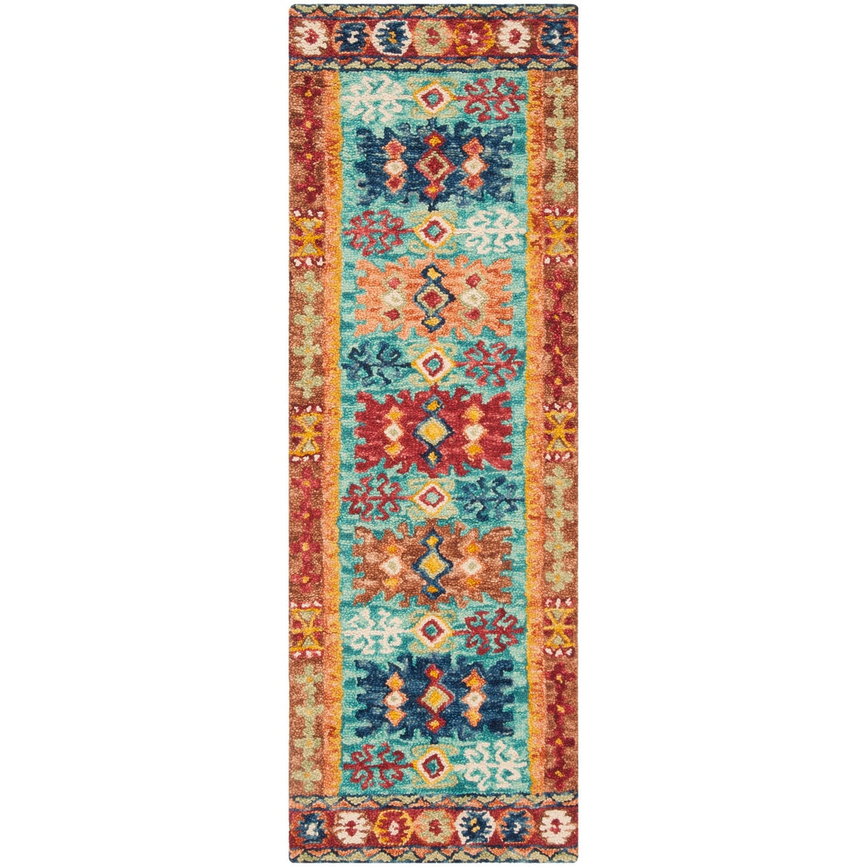 SAFAVIEH Handmade Aspen Nursal Boho Tribal Wool Rug