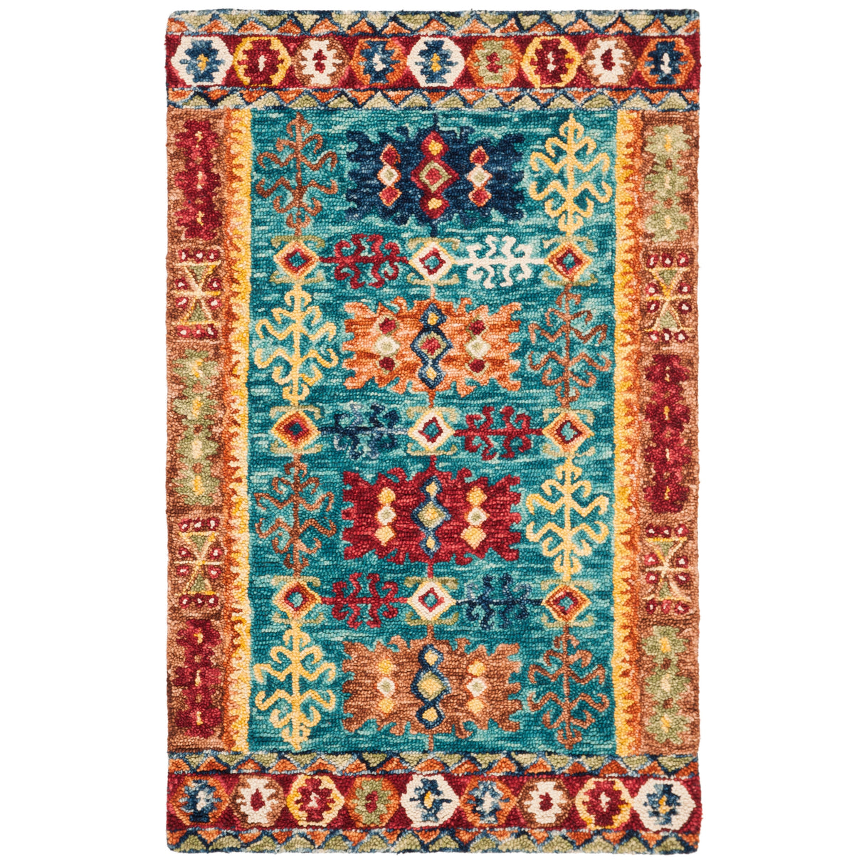 SAFAVIEH Handmade Aspen Nursal Boho Tribal Wool Rug