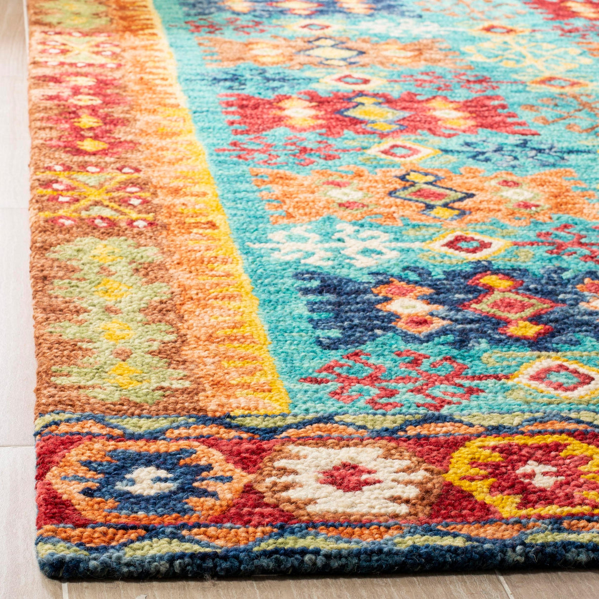 SAFAVIEH Handmade Aspen Nursal Boho Tribal Wool Rug