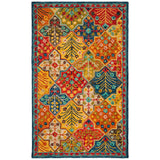 SAFAVIEH Handmade Aspen Reemtdine Boho Tribal Wool Rug