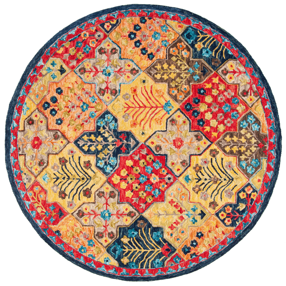 SAFAVIEH Handmade Aspen Reemtdine Boho Tribal Wool Rug