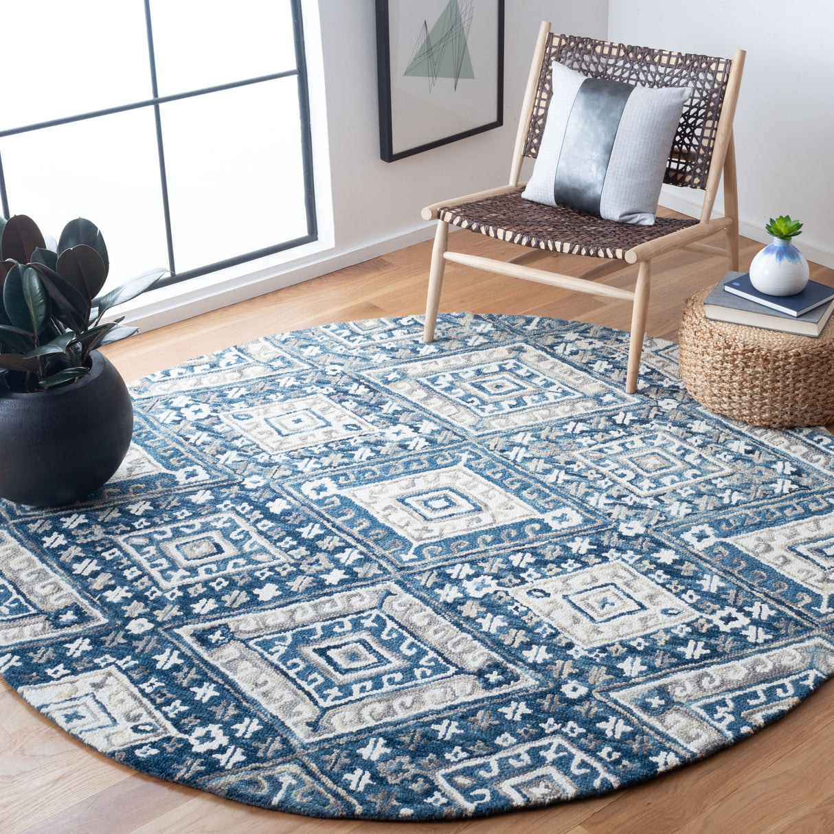 SAFAVIEH Handmade Aspen Stelka Boho Tribal Wool Rug