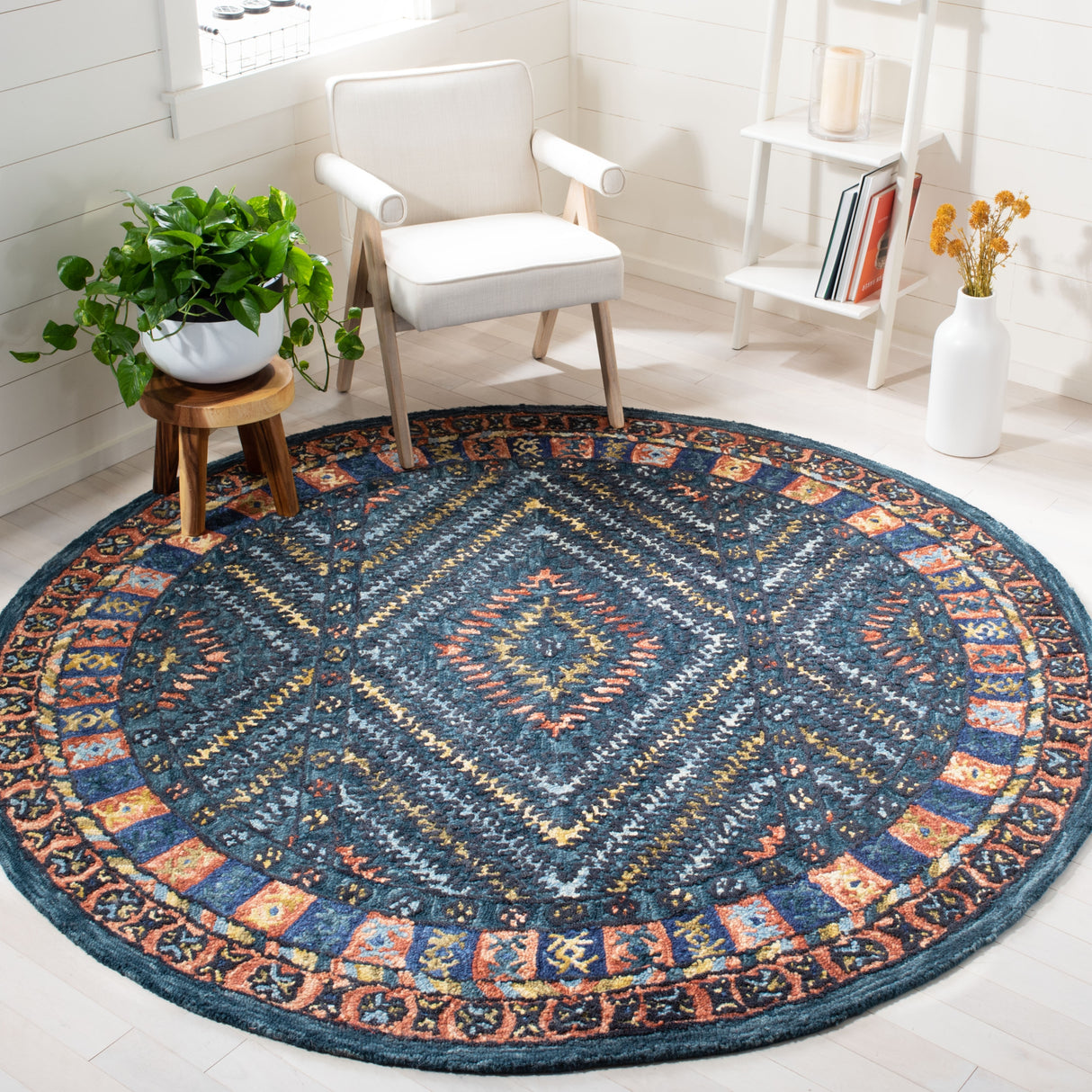 SAFAVIEH Handmade Aspen Wubbine Moroccan Boho Wool Rug