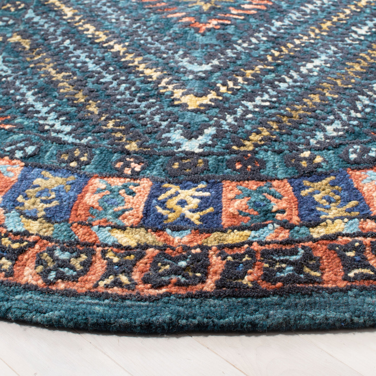 SAFAVIEH Handmade Aspen Wubbine Moroccan Boho Wool Rug