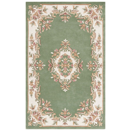 SAFAVIEH Handmade Aubusson Hale Traditional Wool Rug.