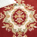 SAFAVIEH Handmade Aubusson Hale Traditional Wool Rug.