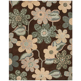 SAFAVIEH Handmade Bella Bama Modern Floral Wool Rug