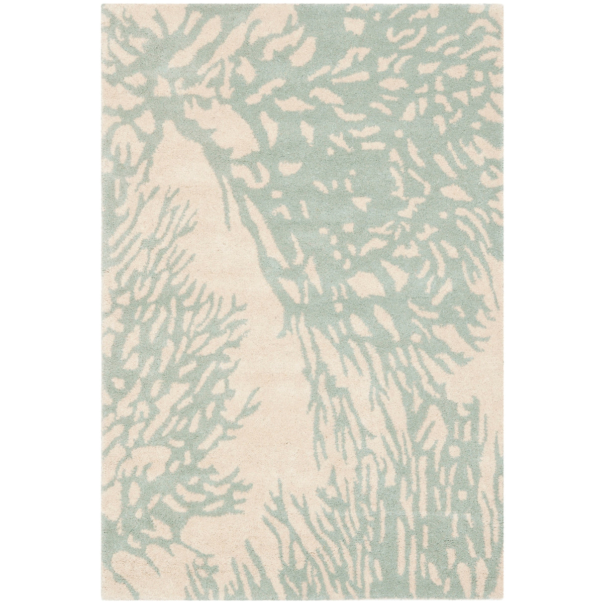 SAFAVIEH Handmade Bella Dwynwen Modern Floral Wool Rug