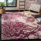 SAFAVIEH Handmade Bella Dwynwen Modern Floral Wool Rug