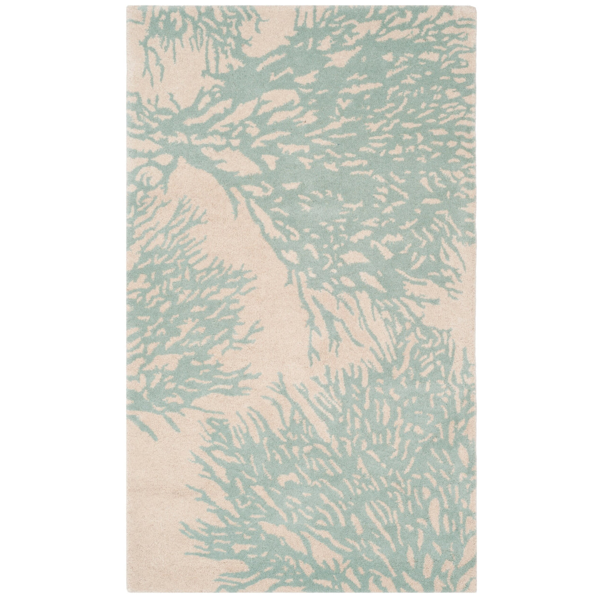 SAFAVIEH Handmade Bella Dwynwen Modern Floral Wool Rug