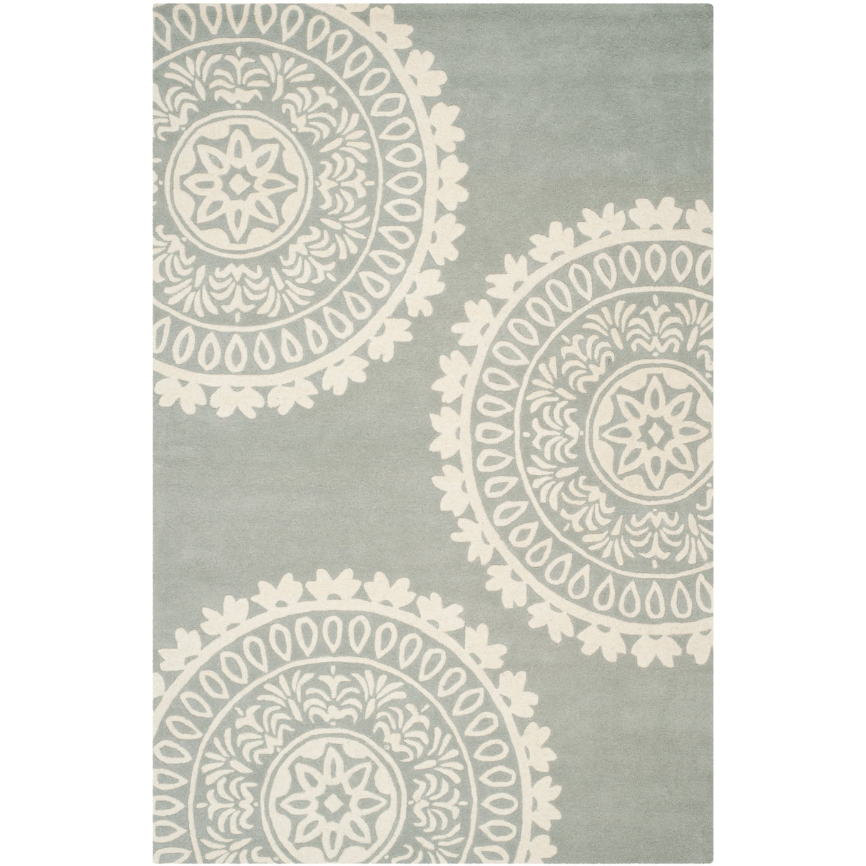 SAFAVIEH Handmade Bella Mailin Modern Floral Wool Rug