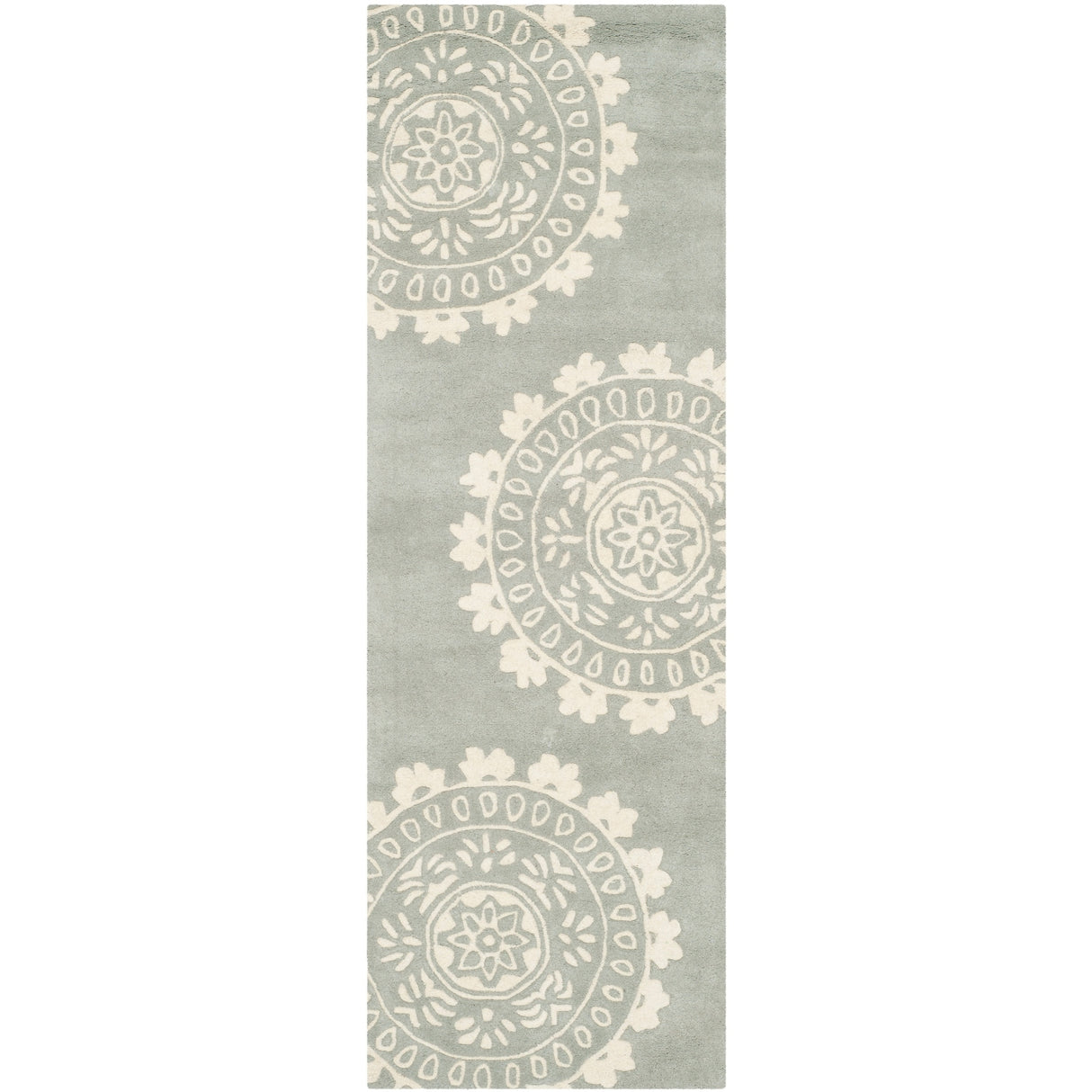 SAFAVIEH Handmade Bella Mailin Modern Floral Wool Rug