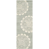 SAFAVIEH Handmade Bella Mailin Modern Floral Wool Rug