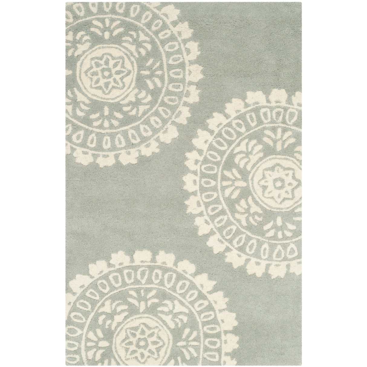 SAFAVIEH Handmade Bella Mailin Modern Floral Wool Rug