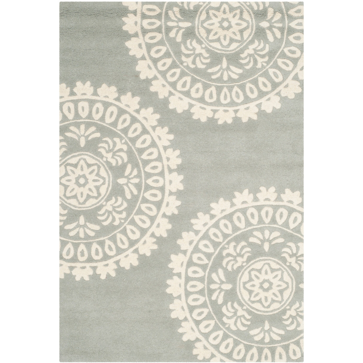 SAFAVIEH Handmade Bella Mailin Modern Floral Wool Rug