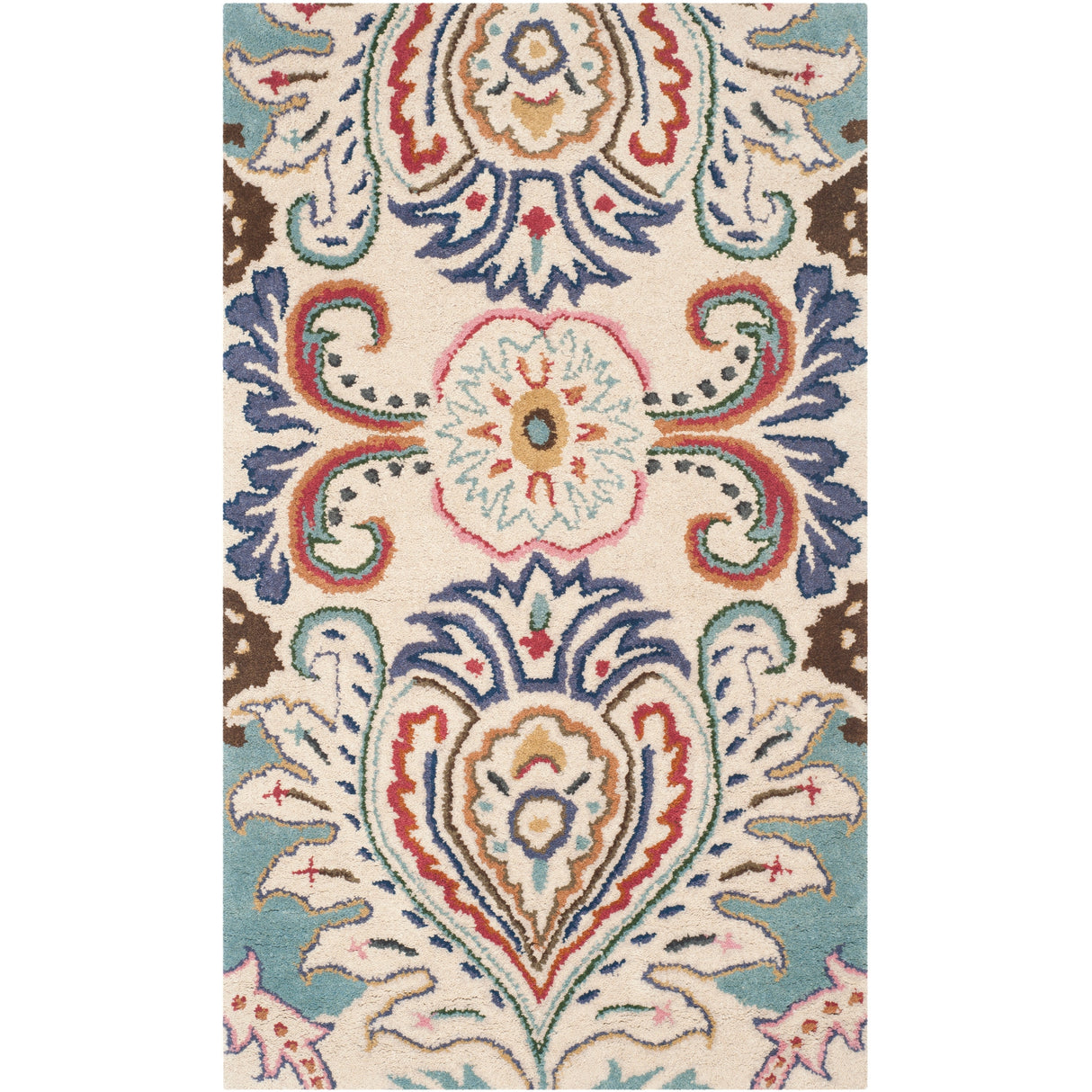 SAFAVIEH Handmade Bella Manjulata Floral Wool Rug