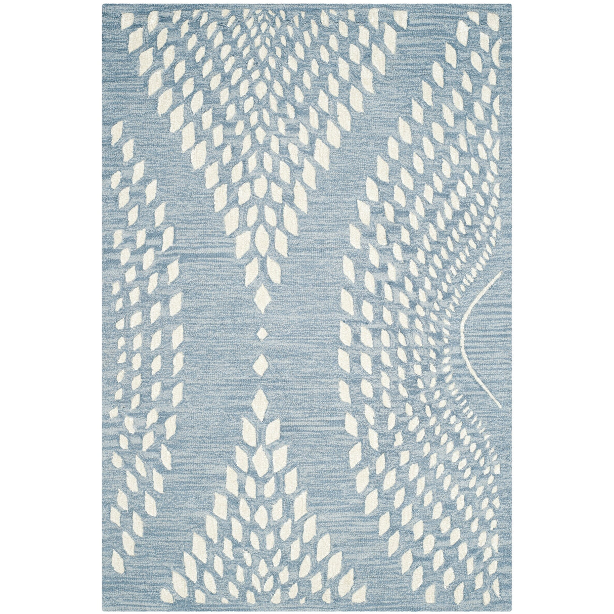 SAFAVIEH Handmade Bella Stacy Modern Floral Wool Rug