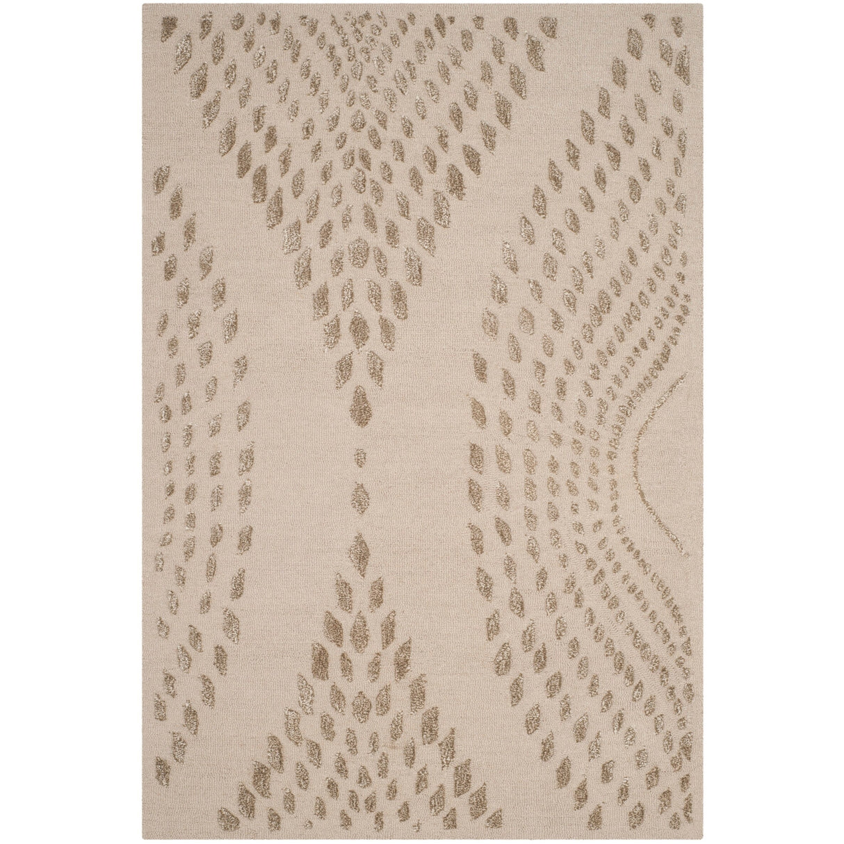 SAFAVIEH Handmade Bella Stacy Modern Floral Wool Rug