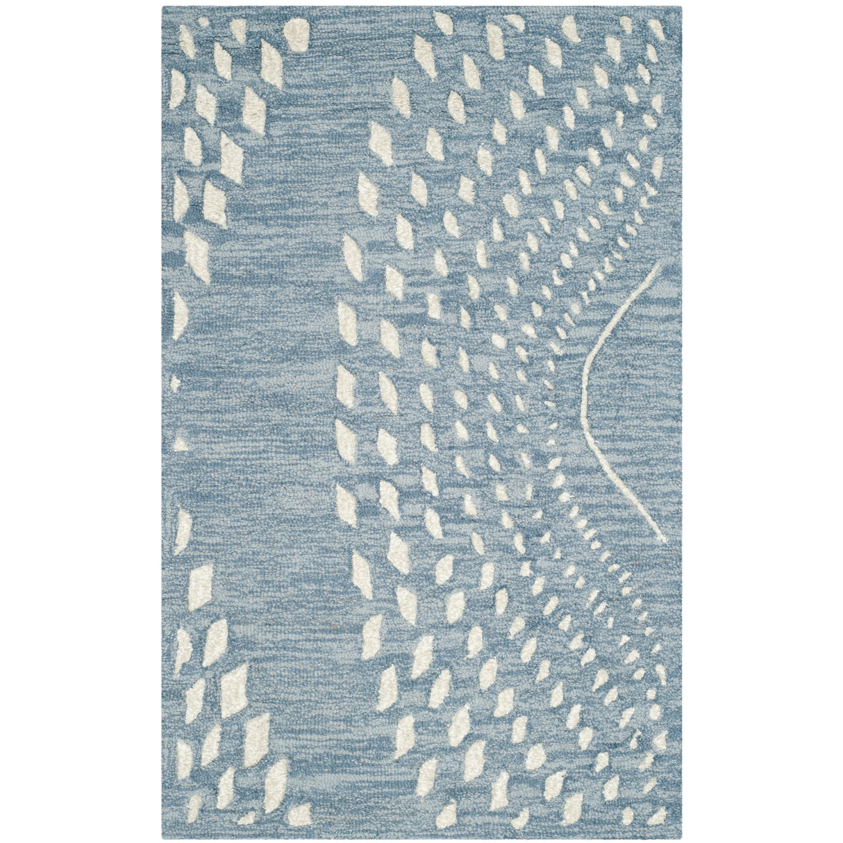 SAFAVIEH Handmade Bella Stacy Modern Floral Wool Rug