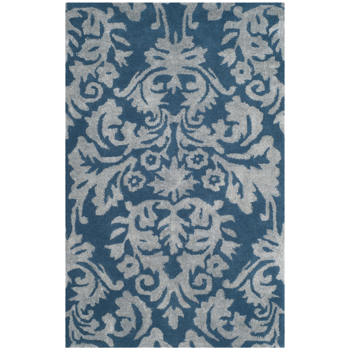 SAFAVIEH Handmade Bella Trea Modern Floral Wool Rug