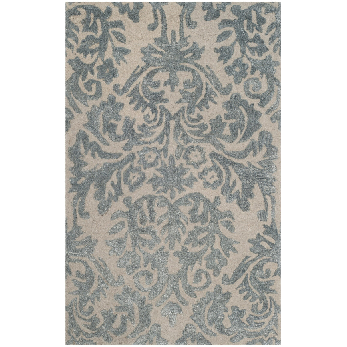 SAFAVIEH Handmade Bella Trea Modern Floral Wool Rug