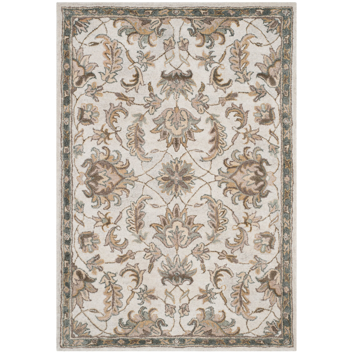 SAFAVIEH Handmade Bella Veselka Modern Floral Wool Rug