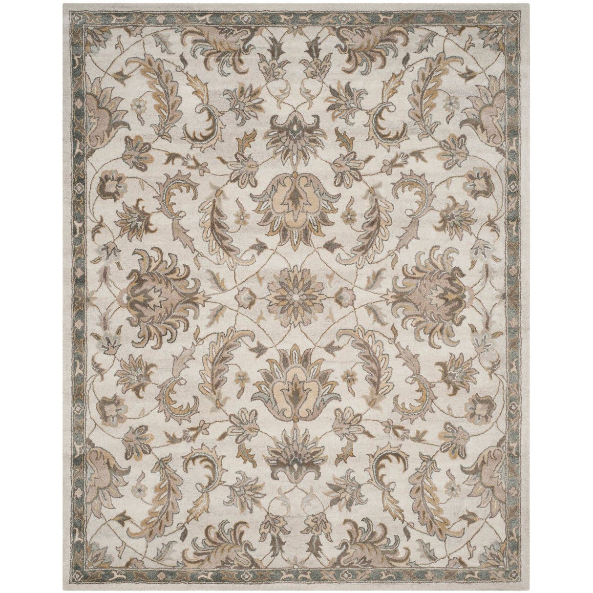 SAFAVIEH Handmade Bella Veselka Modern Floral Wool Rug