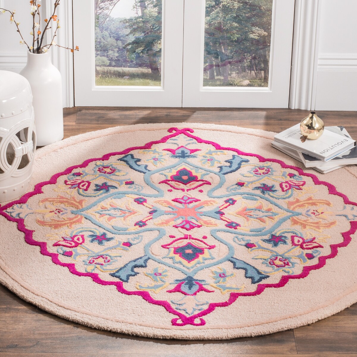 SAFAVIEH Handmade Bellagio Junie Medallion Wool Rug