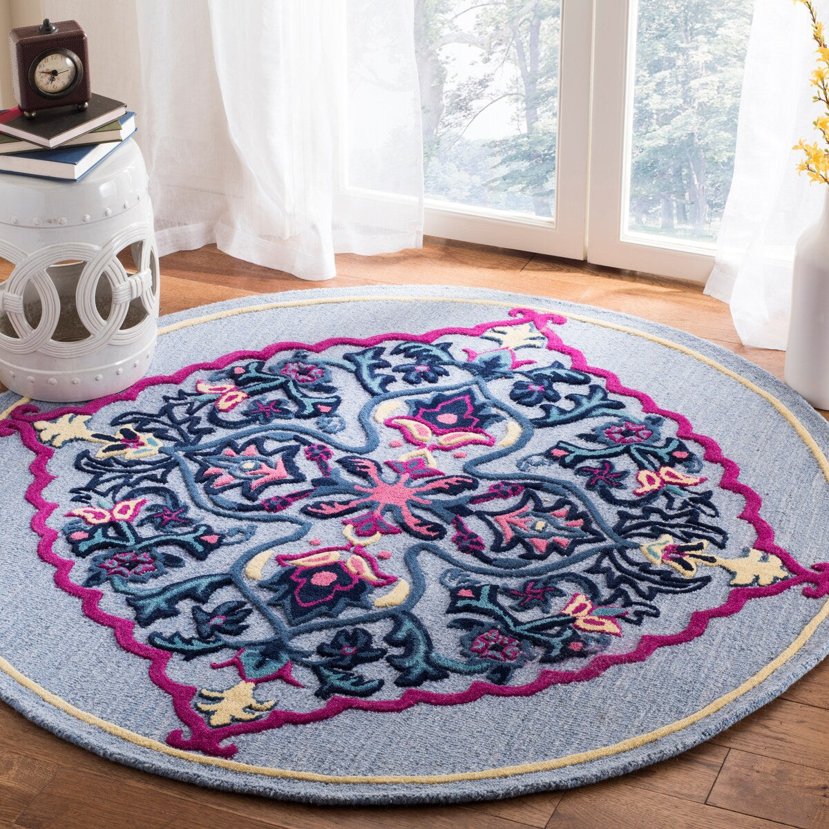 SAFAVIEH Handmade Bellagio Junie Medallion Wool Rug