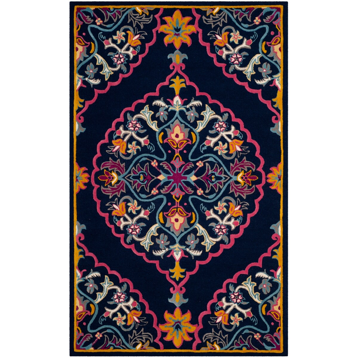 SAFAVIEH Handmade Bellagio Junie Medallion Wool Rug