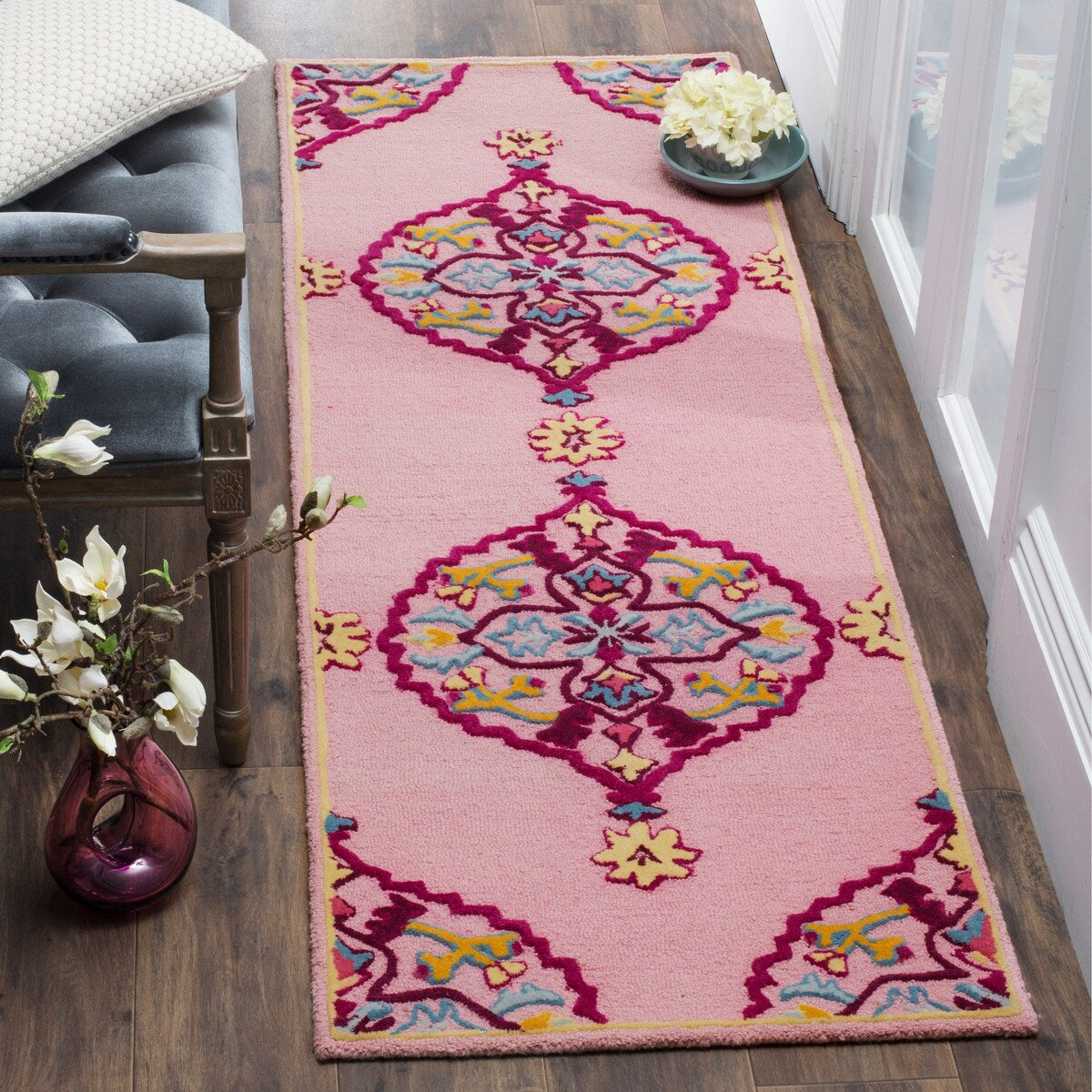 SAFAVIEH Handmade Bellagio Junie Medallion Wool Rug