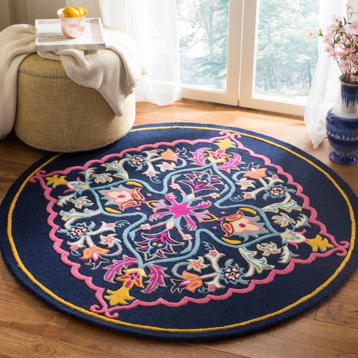 SAFAVIEH Handmade Bellagio Junie Medallion Wool Rug