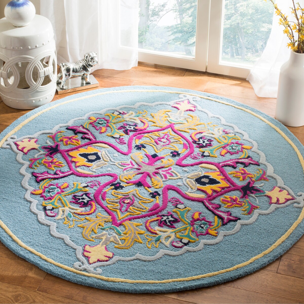 SAFAVIEH Handmade Bellagio Junie Medallion Wool Rug